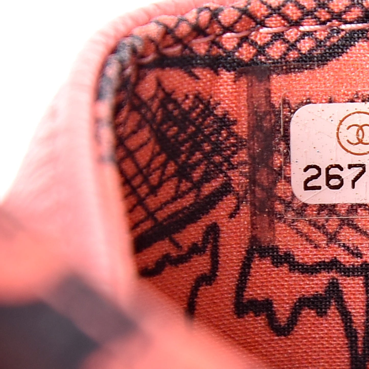 Goatskin CC Flap Card Holder Coral