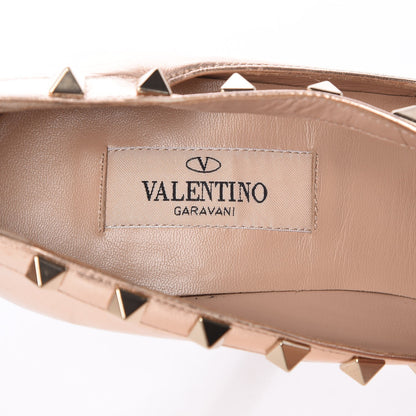 Valentino Garavani Metallic Nappa Rockstud Cross Strap D’Orsay 105mm Pumps 36 Rame 7 of 10