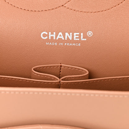 Chanel Lambskin Quilted Jumbo Double Flap Dark Beige 6 of 11