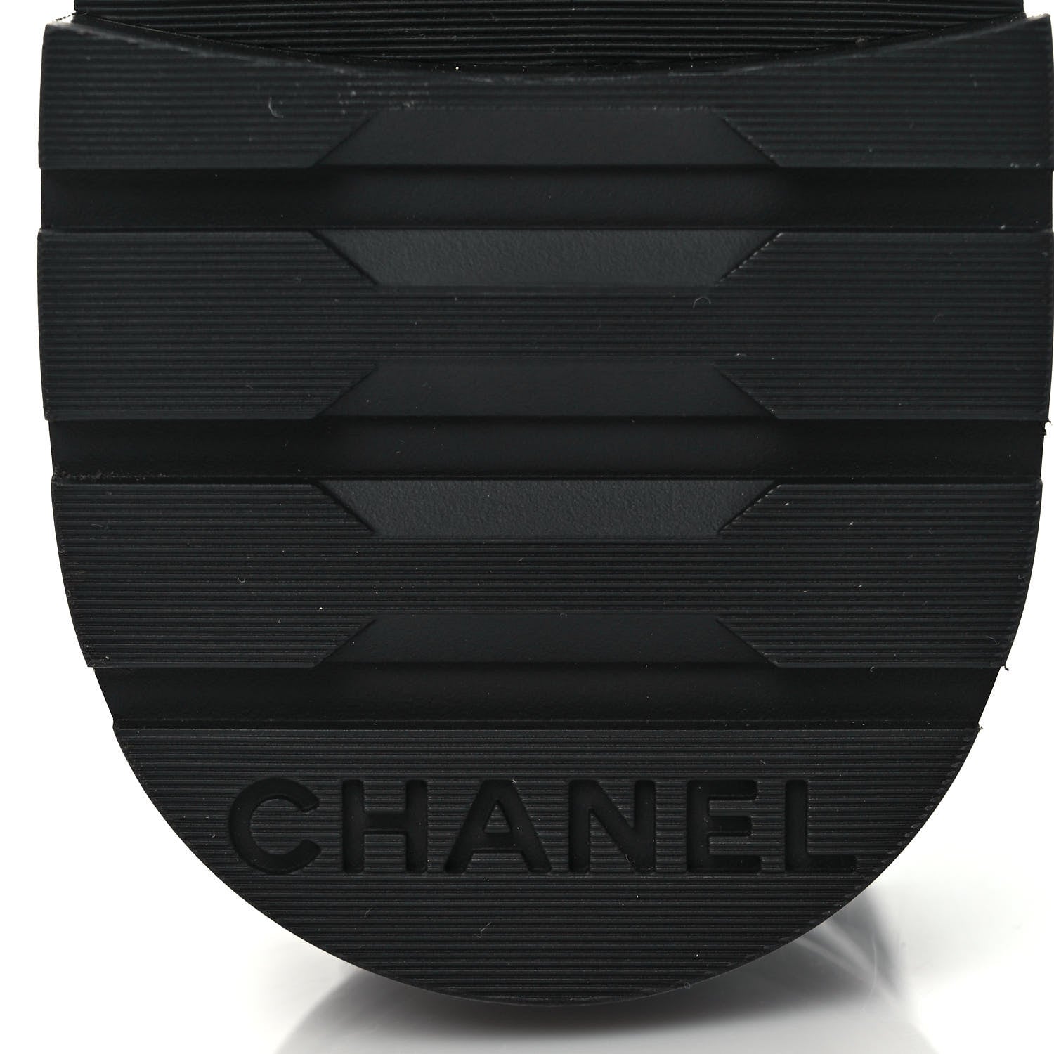 Chanel Shiny Calfskin Quilted Lace Up Combat Boots 40 Black 6 of 8
