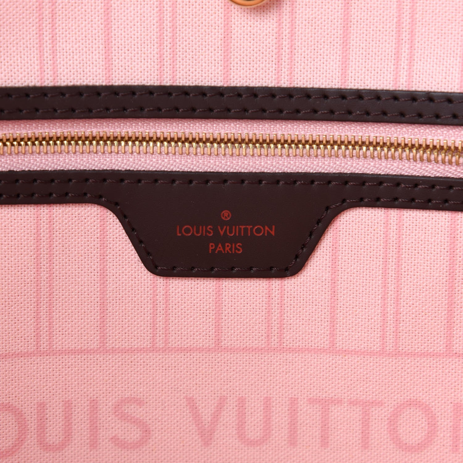 Louis Vuitton Damier Ebene Neo Neverfull MM Rose Ballerine 8 of 12