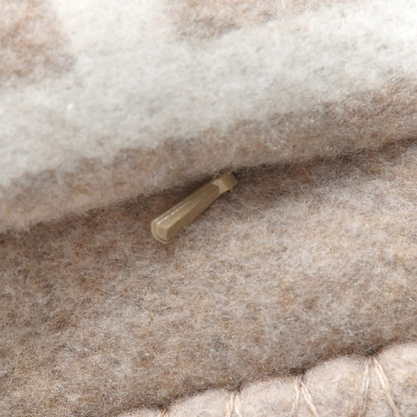 Wool Cashmere Avalon III Pillow PM Coco Camomille