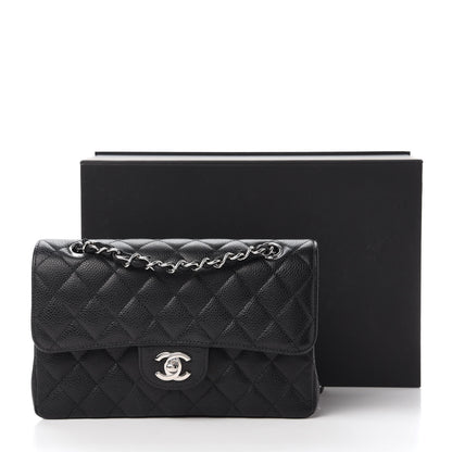 Chanel Caviar Quilted Small Double Flap Black 11 of 11