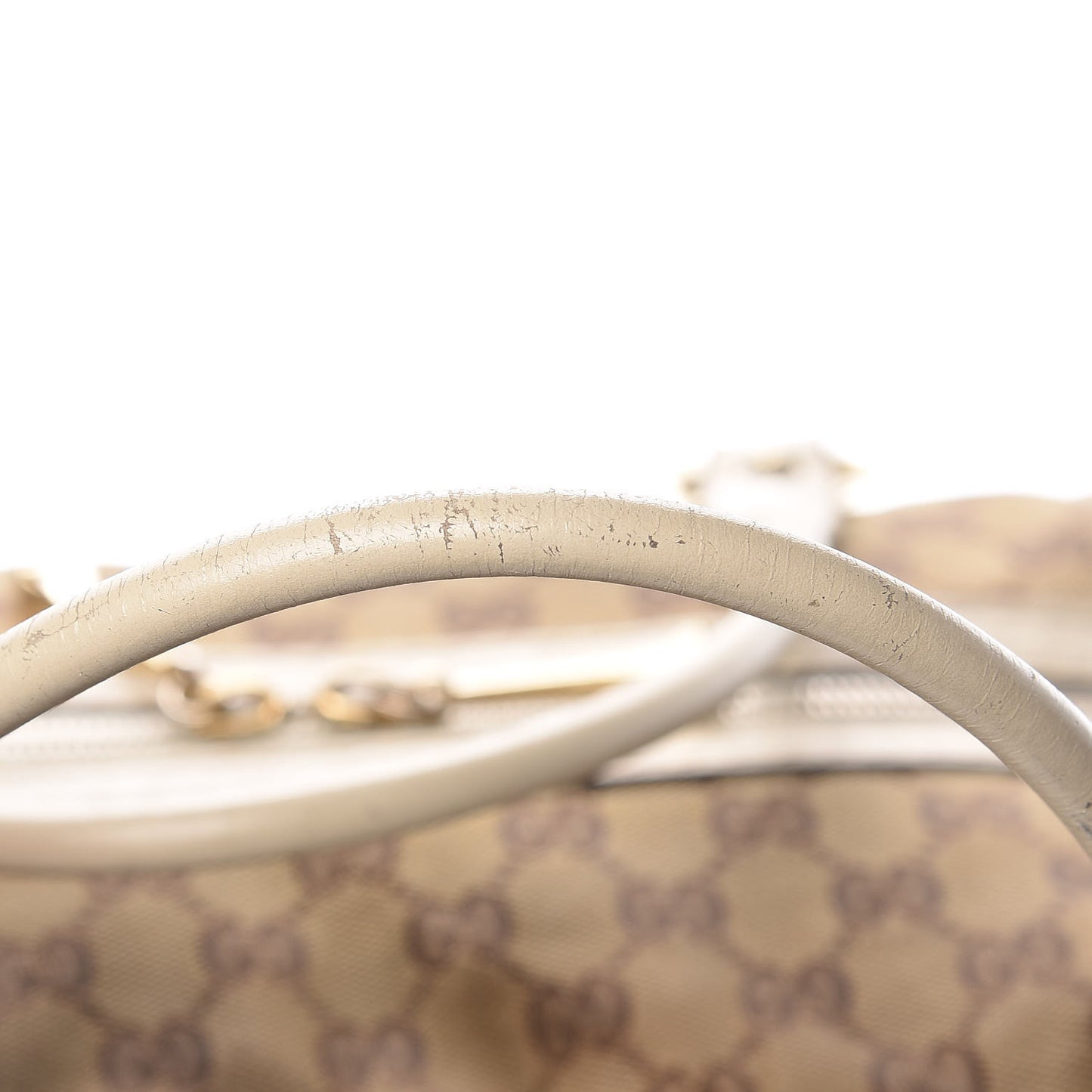 Monogram Horsebit Nail Medium Boston White