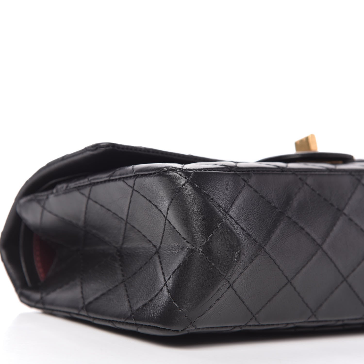 Chanel Aged Calfskin Quilted 2.55 Reissue 225 Flap Black 6 of 11