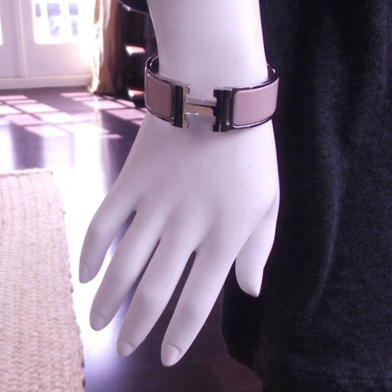 Enamel H Bracelet