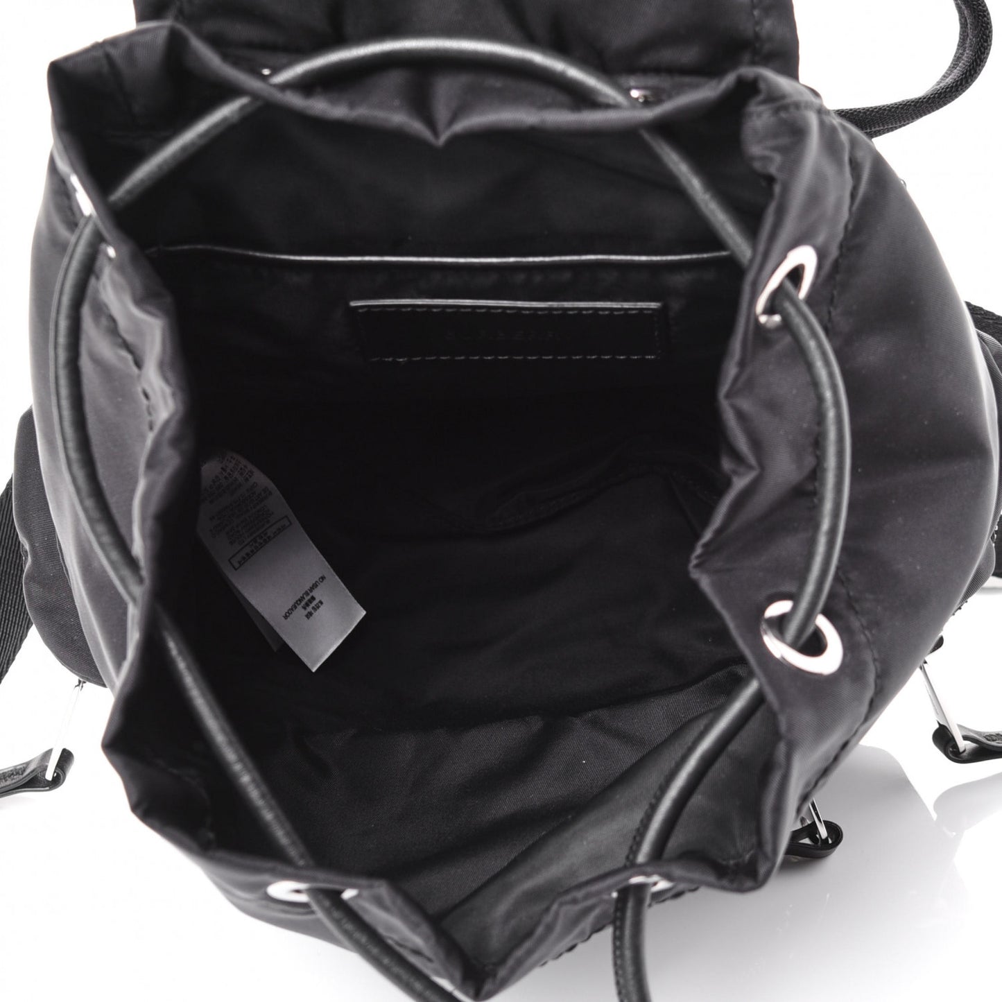 Nylon Logo Print Small Rucksack Backpack