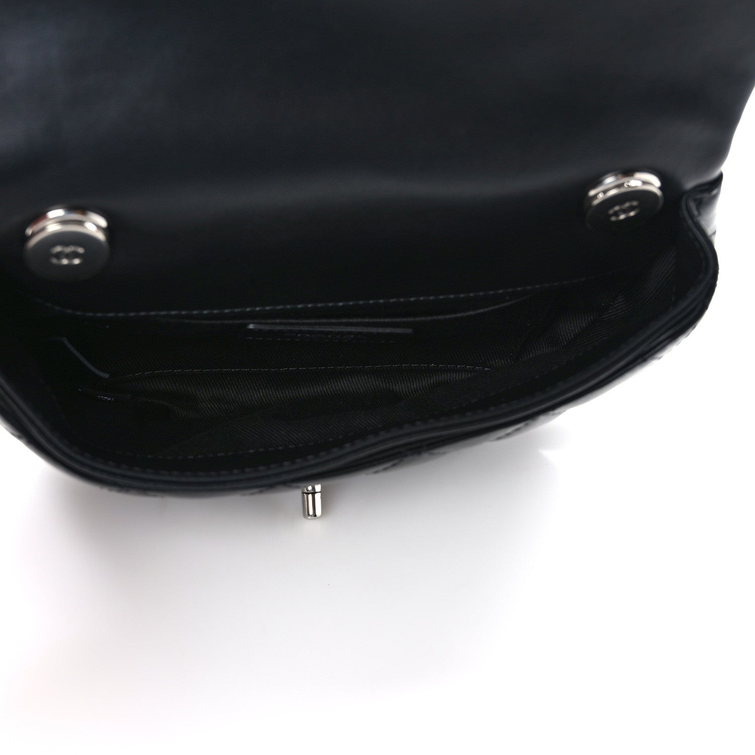 Chanel Calfskin Quilted CC Uniform Flap Belt Bag Black 5 of 10