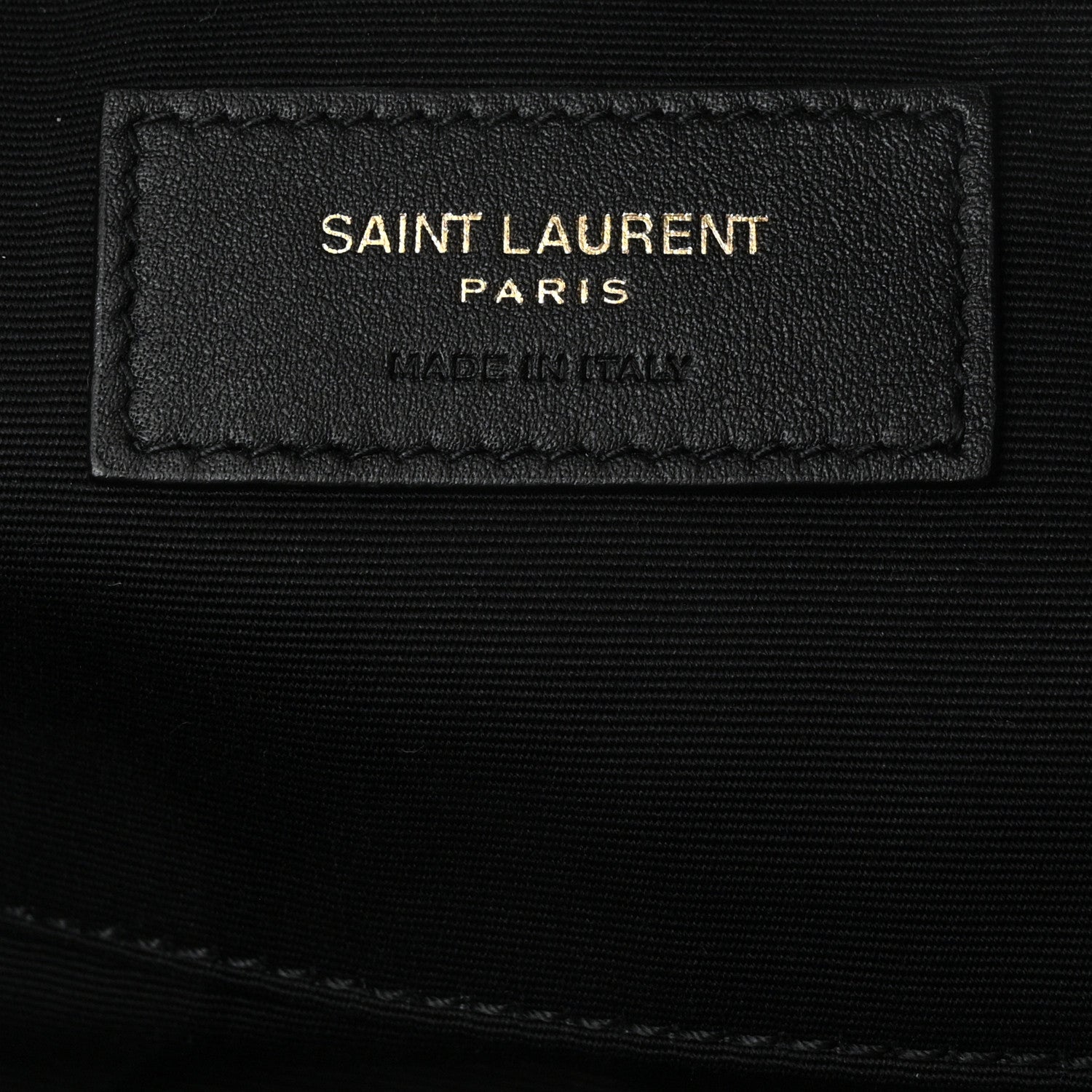 Saint Laurent Grain De Poudre Monogram Belt Bag Black 6 of 11