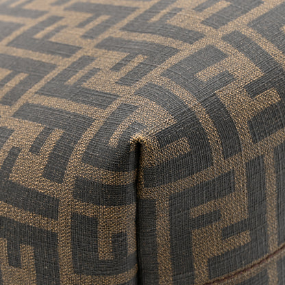 Fendi Zucca Spalmati Small Roll Tote Tobacco Fuxia 14 of 15