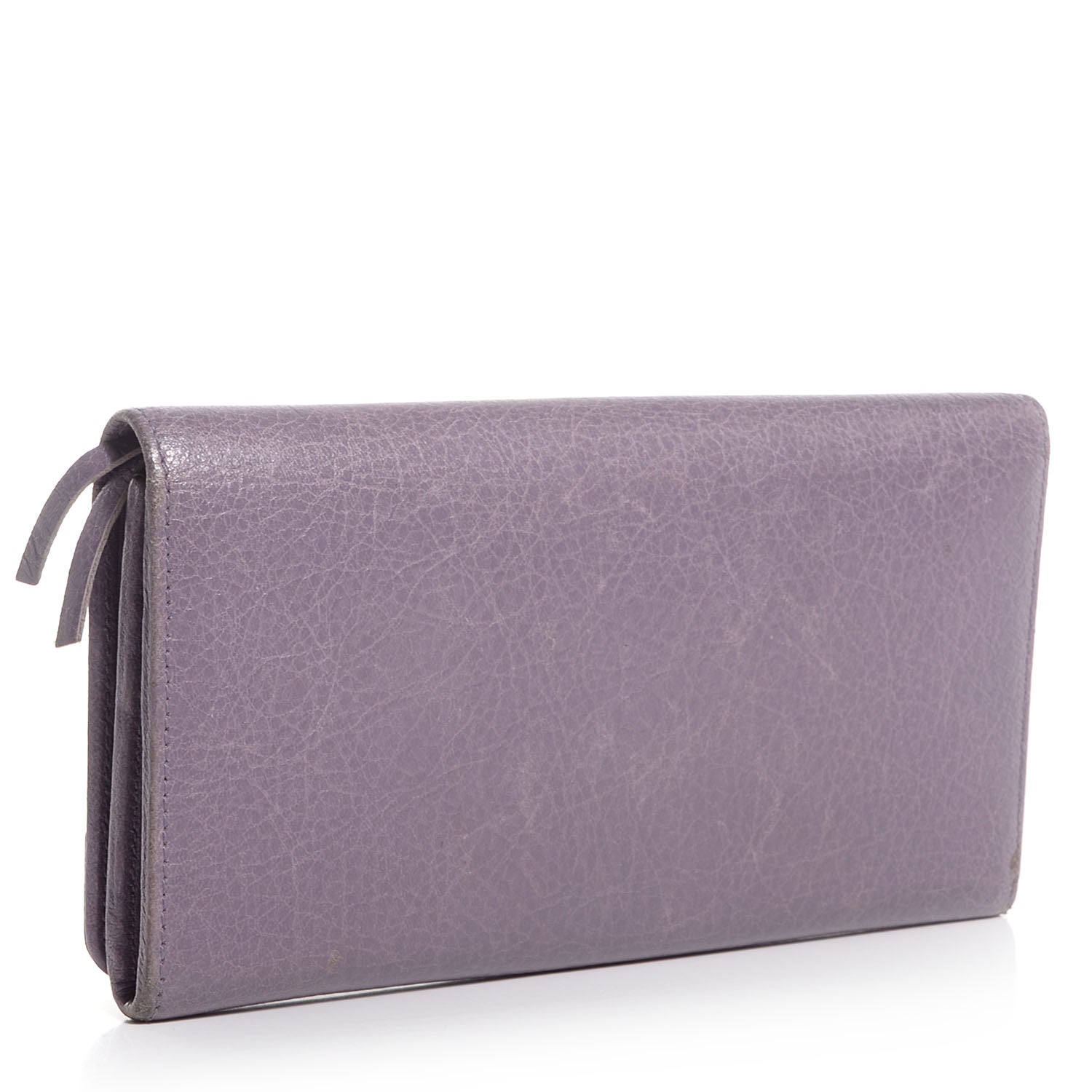 Balenciaga Agneau Classic Hardware Money Wallet Glycine 3 of 9