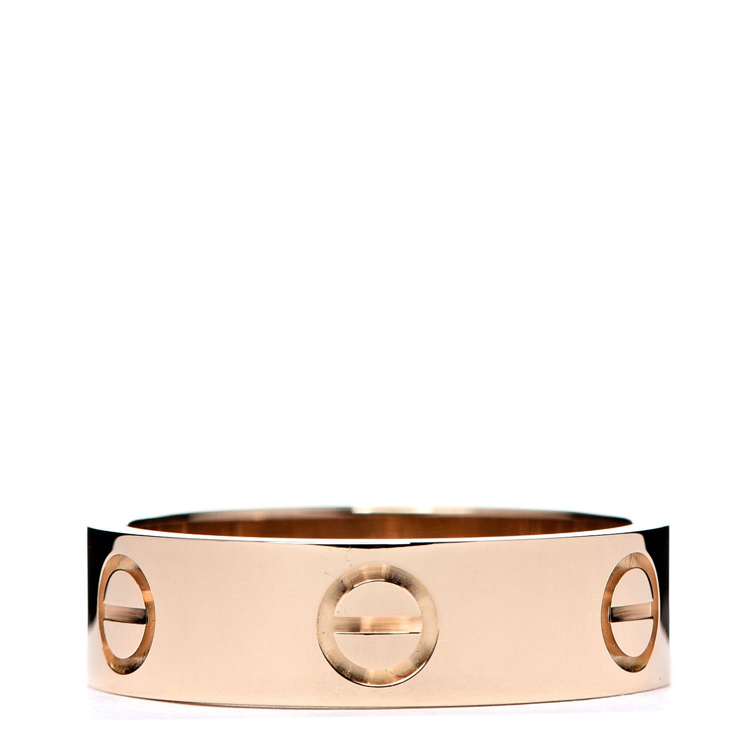 Cartier 18K Yellow Gold 5.5mm LOVE Ring 54 6.75 1 of 5