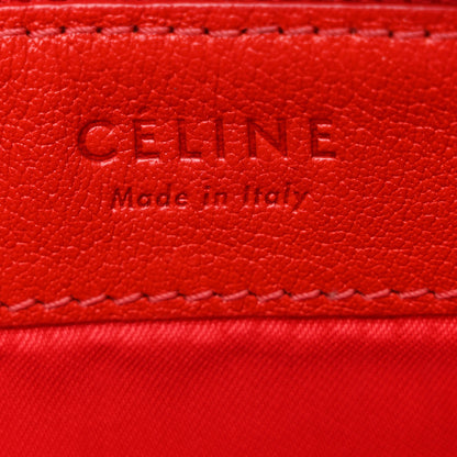 Celine Goatskin Small Trio Crossbody Bag Alizarin 8 of 13
