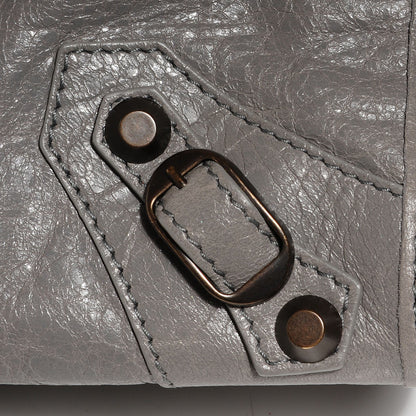 Balenciaga Agneau Classic Hardware Mini City Gris Pyrite 7 of 15