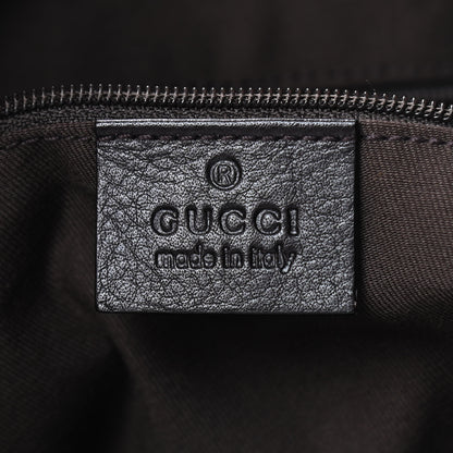 Gucci Monogram Medium New Britt Hobo Dark Brown 8 of 9