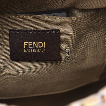 Fendi Zucchino Vitello Floral Forever Boston Pesca Giallo Saddler 6 of 10