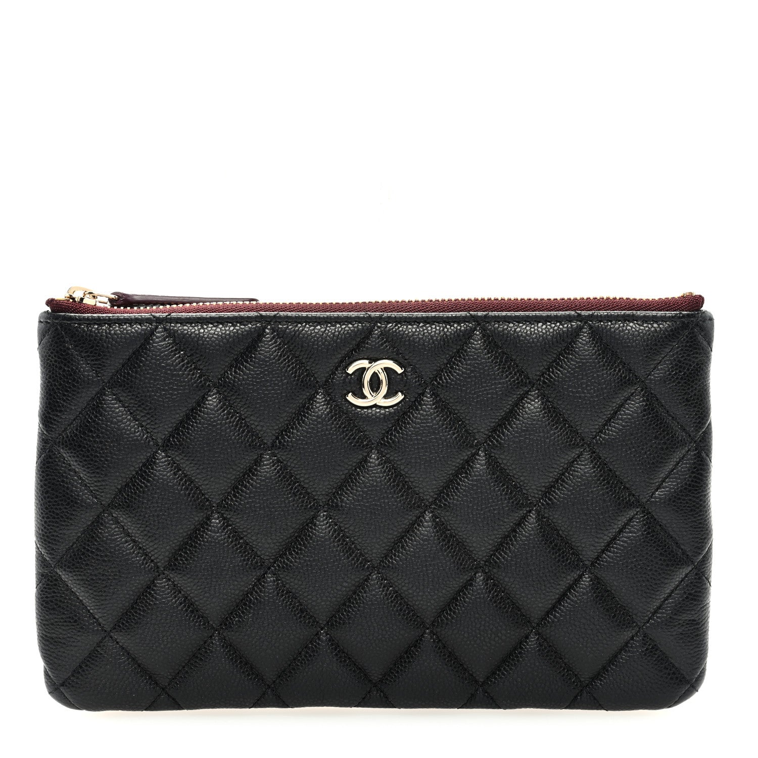 Chanel Caviar Quilted Cosmetic Case Black 1 of 7