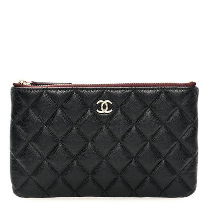 Chanel Caviar Quilted Cosmetic Case Black 1 of 7