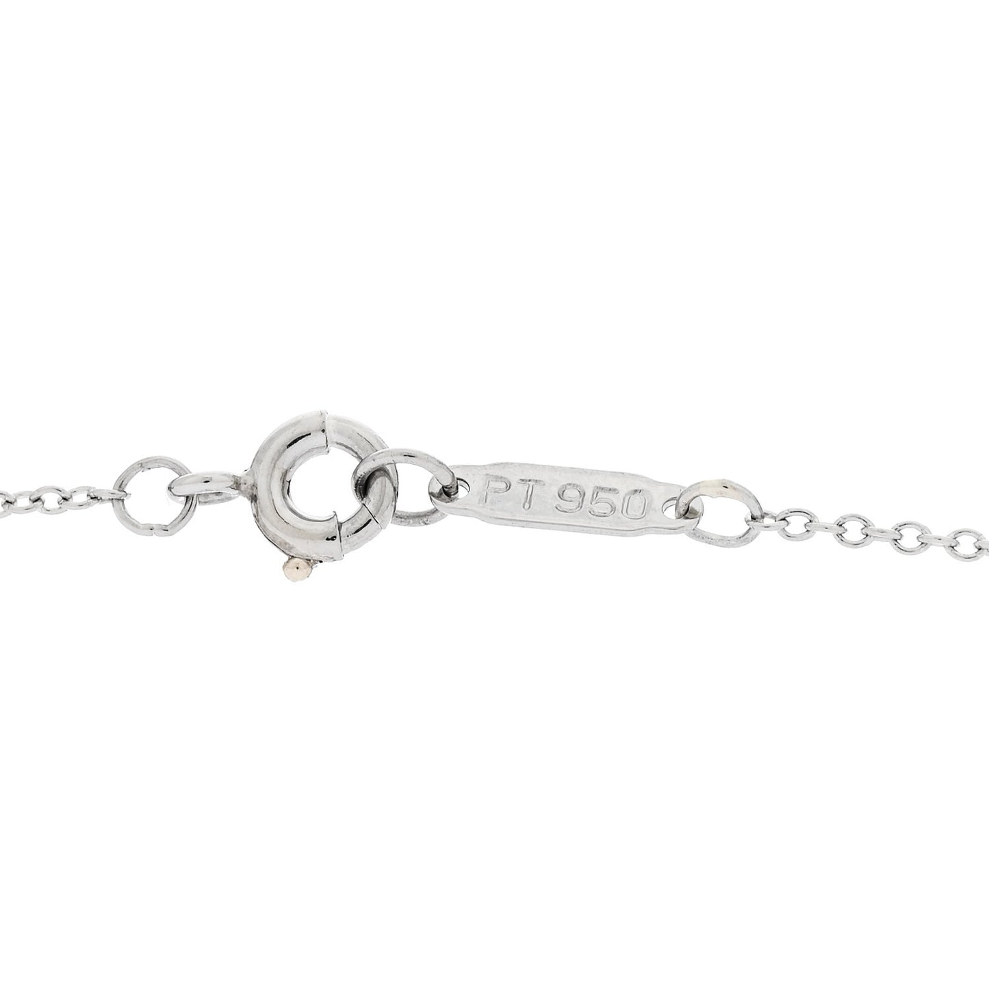 Platinum Diamond Etoile Cross Pendant Necklace