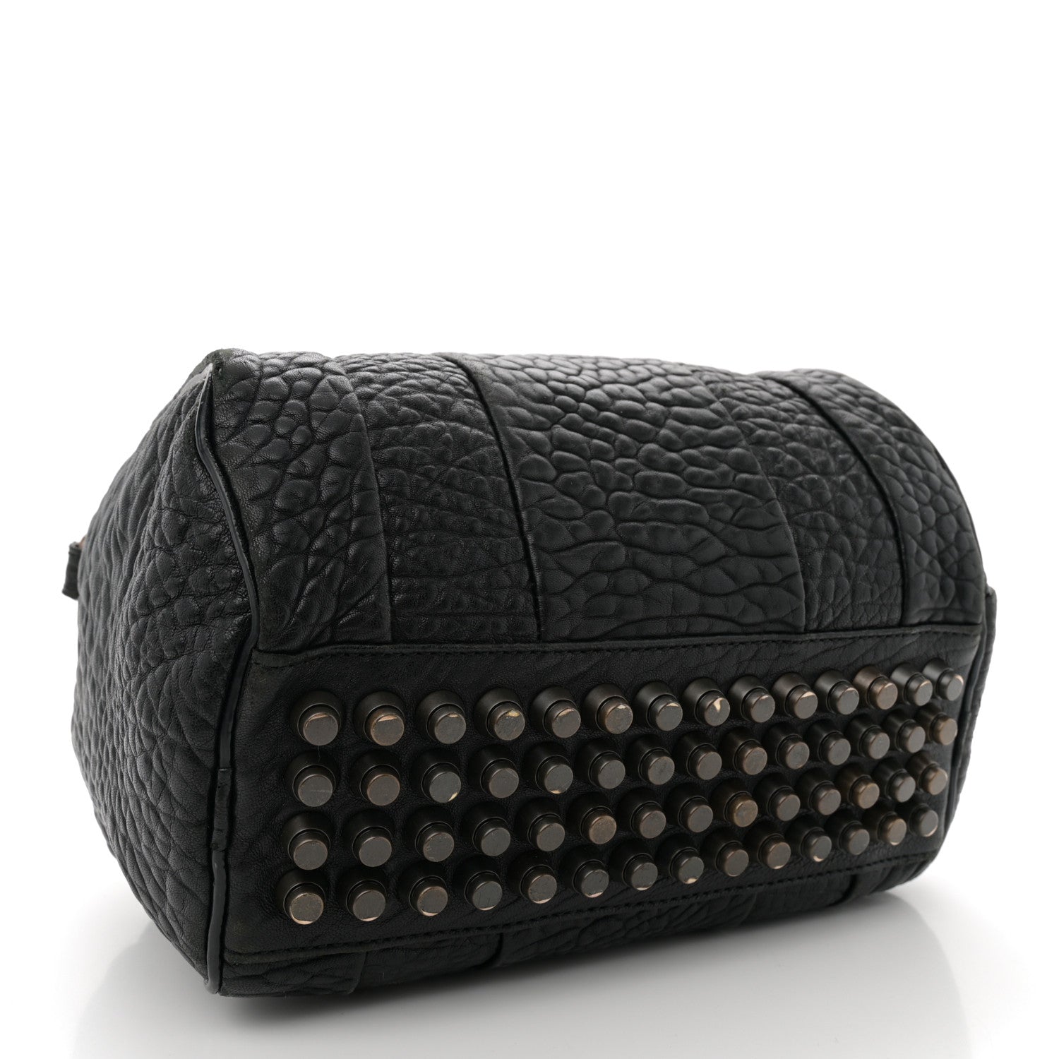 Alexander Wang Pebbled Lambskin Mini Rockie Black Antique Brass Hardware 4 of 13