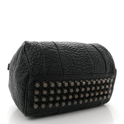 Alexander Wang Pebbled Lambskin Mini Rockie Black Antique Brass Hardware 4 of 13