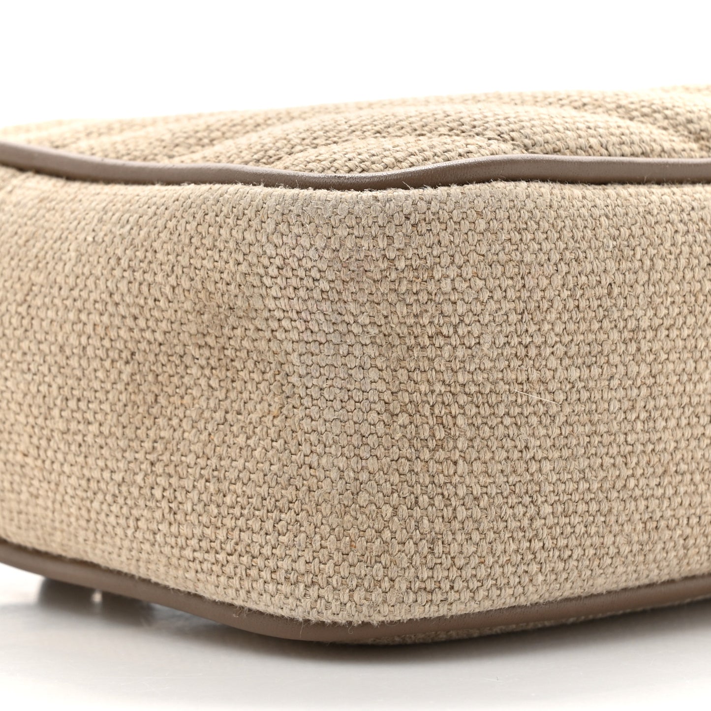 Canvas Matelasse Monogram Lou Belt Bag Beige Taupe