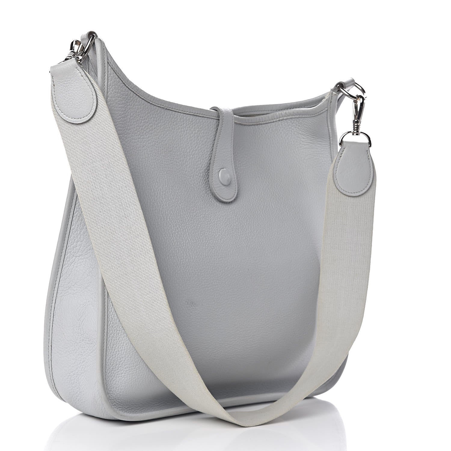 Hermes Taurillon Clemence Evelyne GM Bleu Arctic 3 of 23