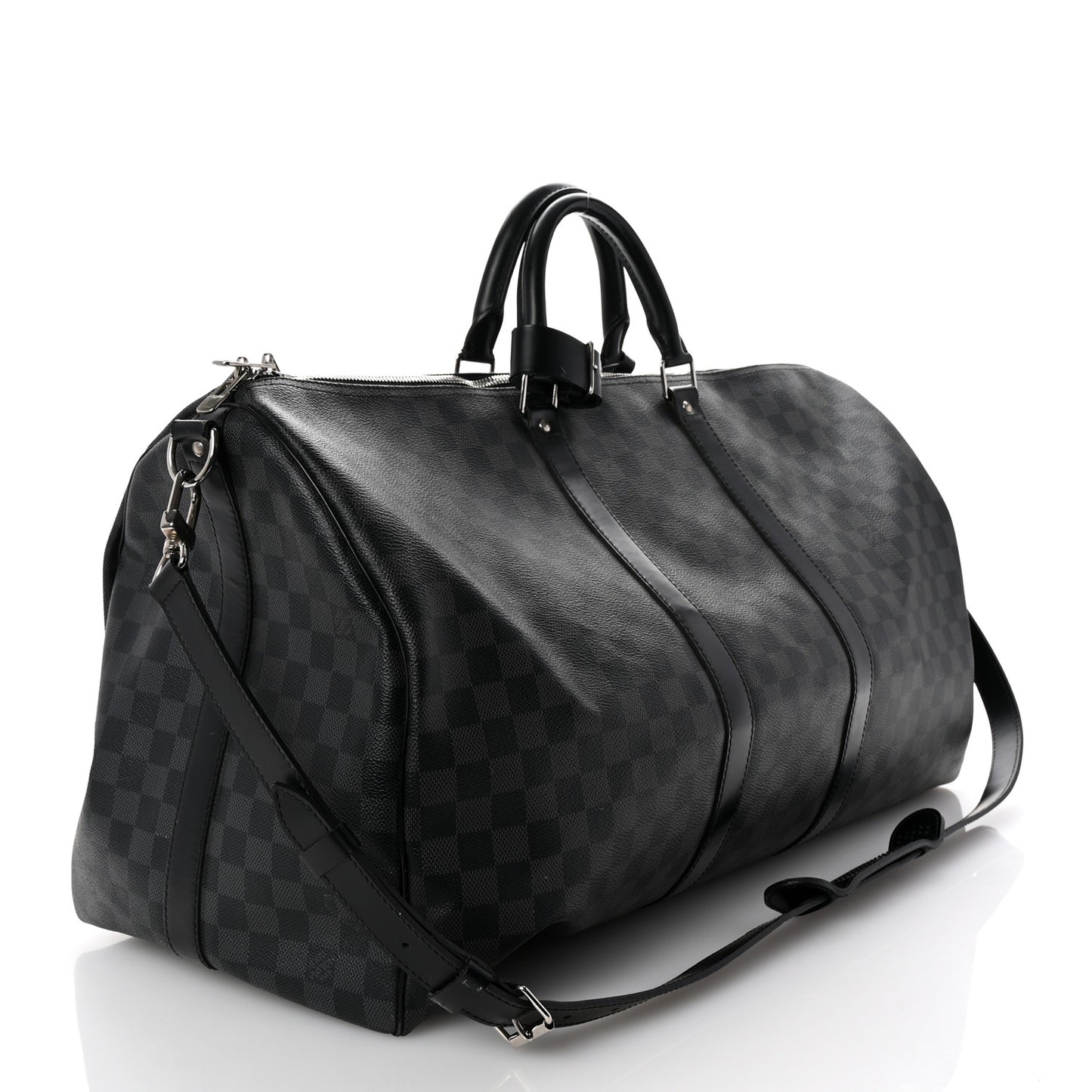 Damier Graphite Keepall Bandouliere 55