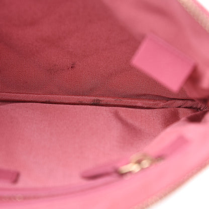 Chanel Sheepskin Quilted Medium Vintage Mademoiselle Cosmetic Case 10 of 11