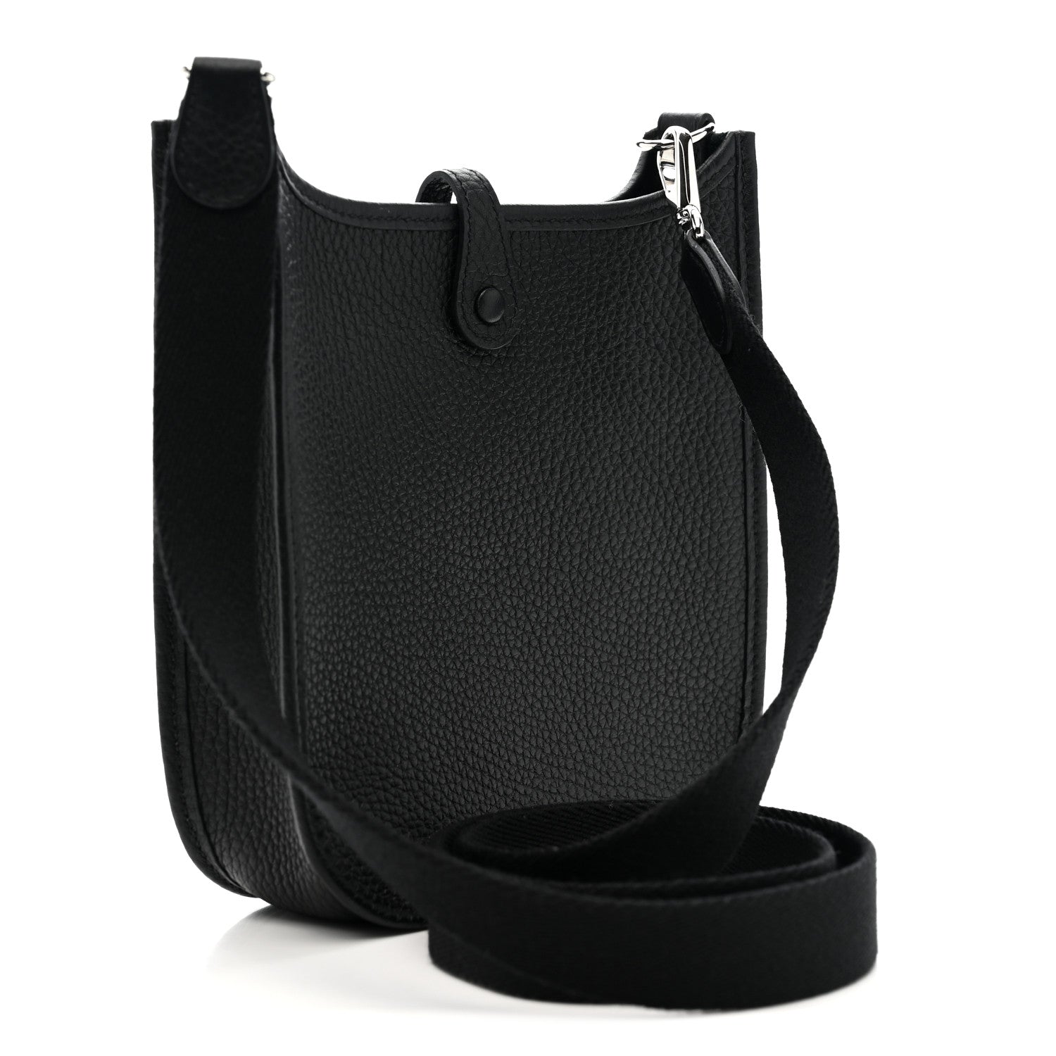 Hermes Taurillon Clemence Evelyne TPM Black 3 of 11