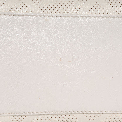 Chanel Leather Perforated CC Small Tote White 5 of 9