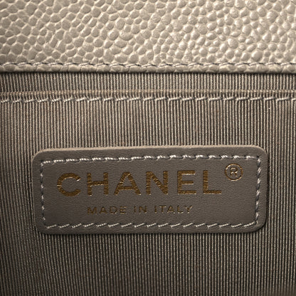 Chanel Caviar Quilted Medium Boy Flap Grey 6 of 11