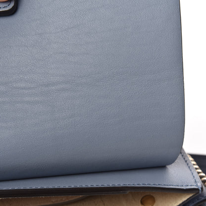 Chloe Suede Calfskin Small Faye Shoulder Bag Washed Blue 12 of 15