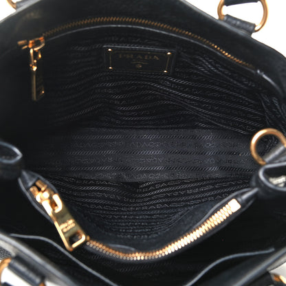 Prada Vitello Phenix Top Handle Bag Black 4 of 4