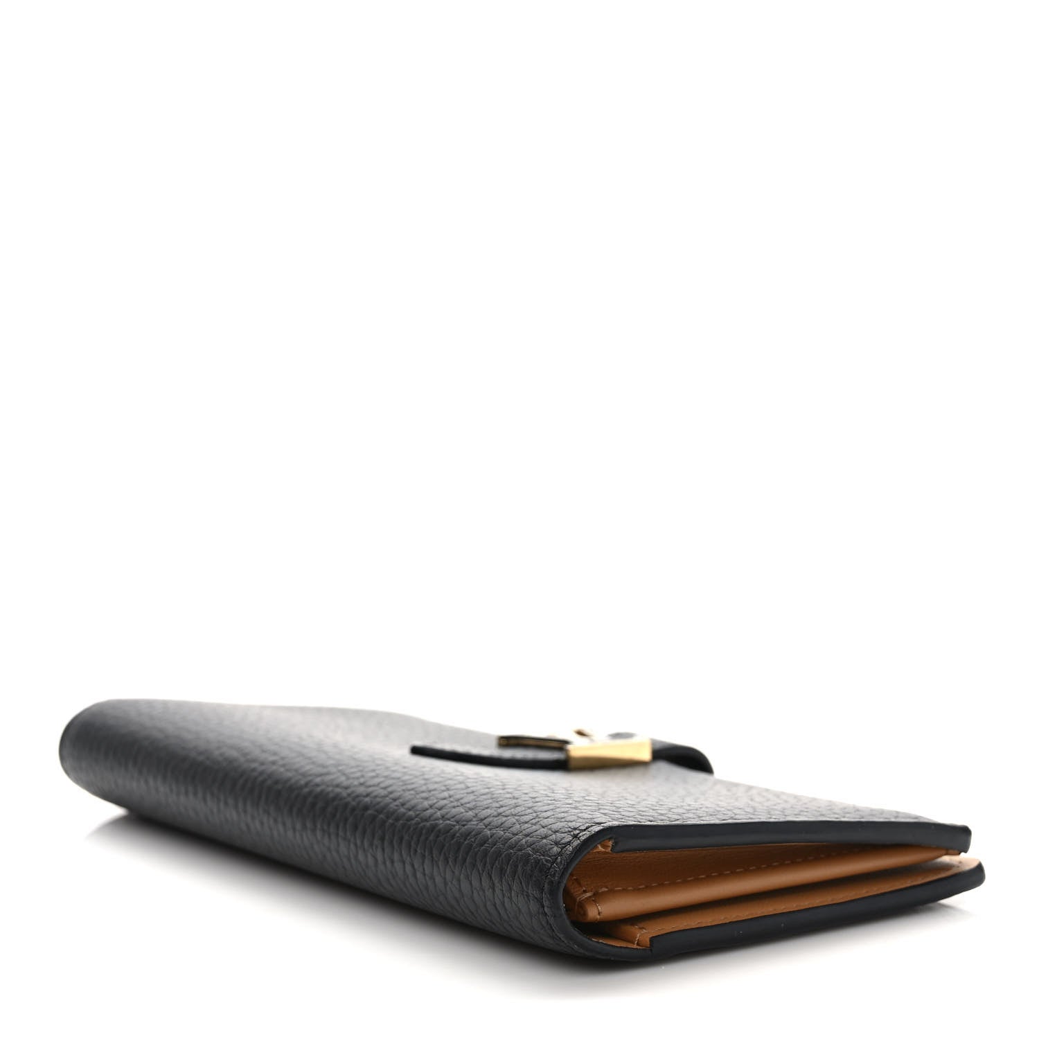 Louis Vuitton Taurillon LV Vertical Capucines Wallet Black Arizona 4 of 7