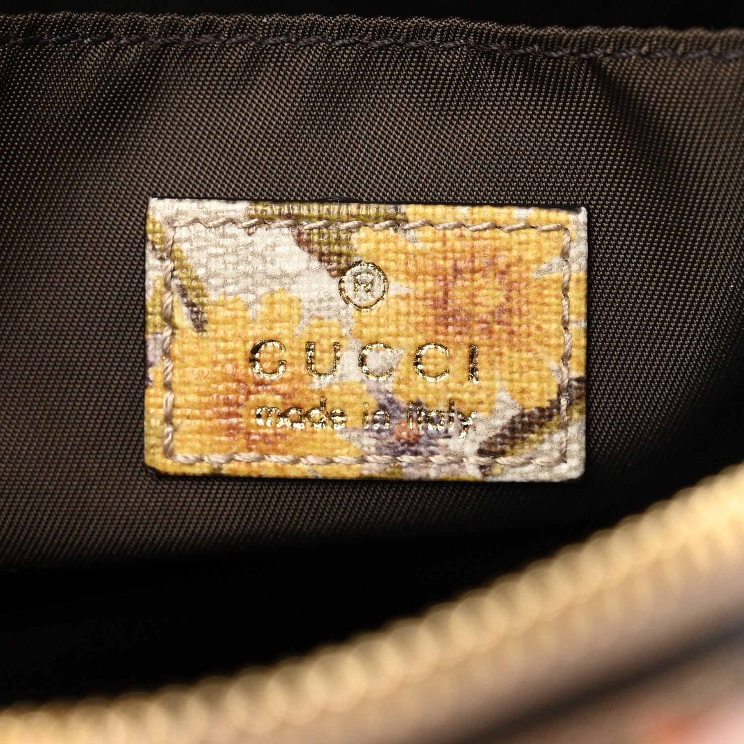 Gucci GG Supreme Monogram Water Flora Small Ophidia Cosmetic Case Beige White Multicolor 5 of 6