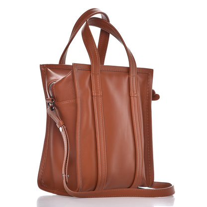 Balenciaga Agneau XS Bazar Shopper Tote Marron Fauve 4 of 17
