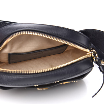 Chloe Smooth Calfskin Little Horses Embroidered Signature Belt Bag Black 5 of 11