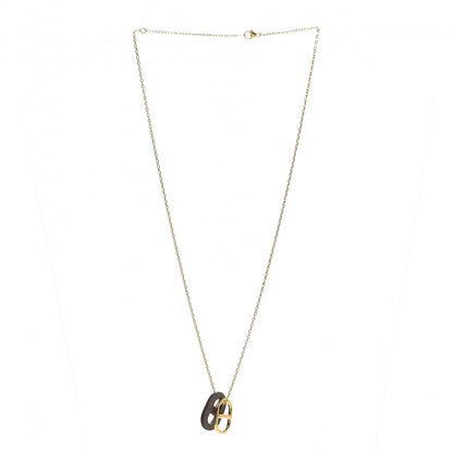 Hermes Swift O'Maillon Pendant Necklace Etoupe 3 of 5