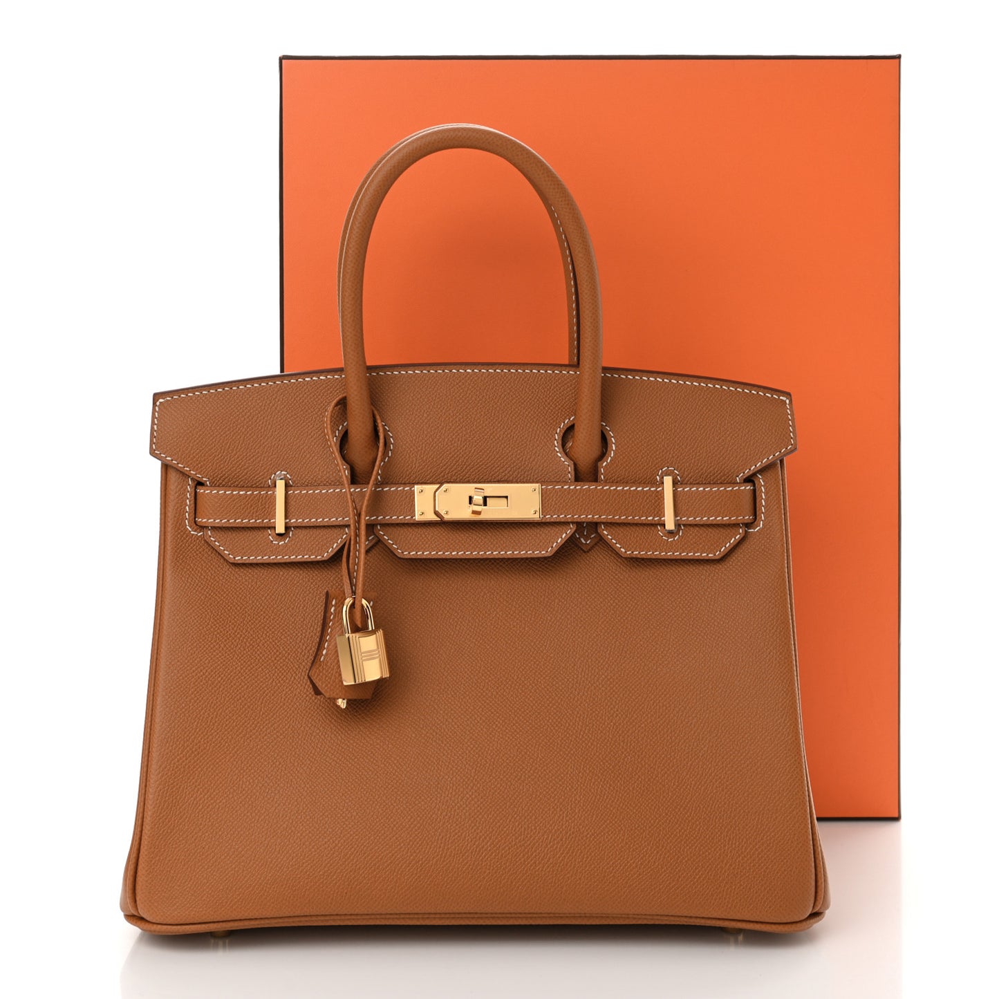 Epsom Birkin 30 Gold