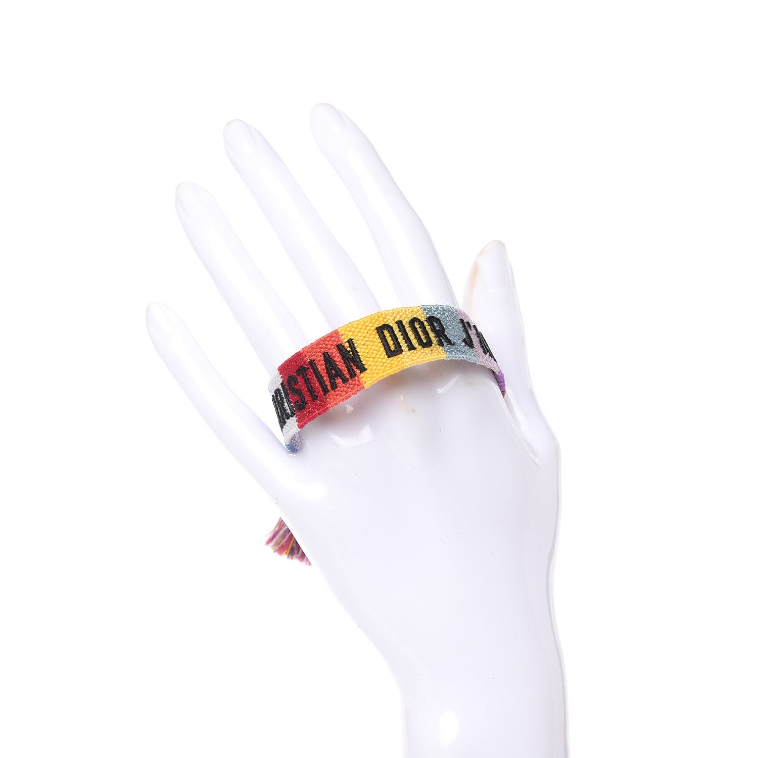 Christian Dior Woven Cotton J'Adior Friendship Bracelet 2 of 3
