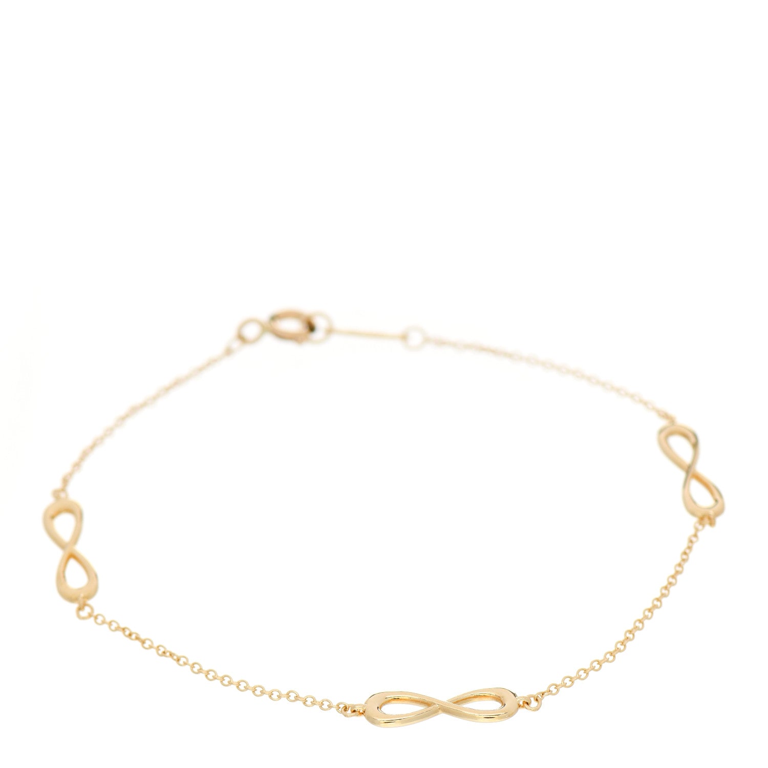 Tiffany 18K Yellow Gold Infinity Endless Bracelet 1 of 4