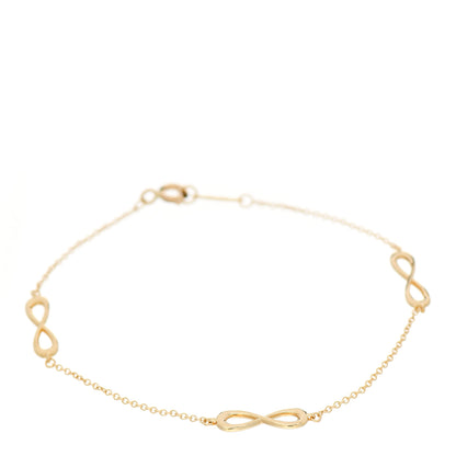 Tiffany 18K Yellow Gold Infinity Endless Bracelet 1 of 4