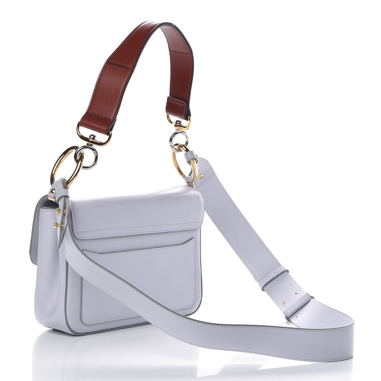 Calfskin Small C Double Carry Light Cloud