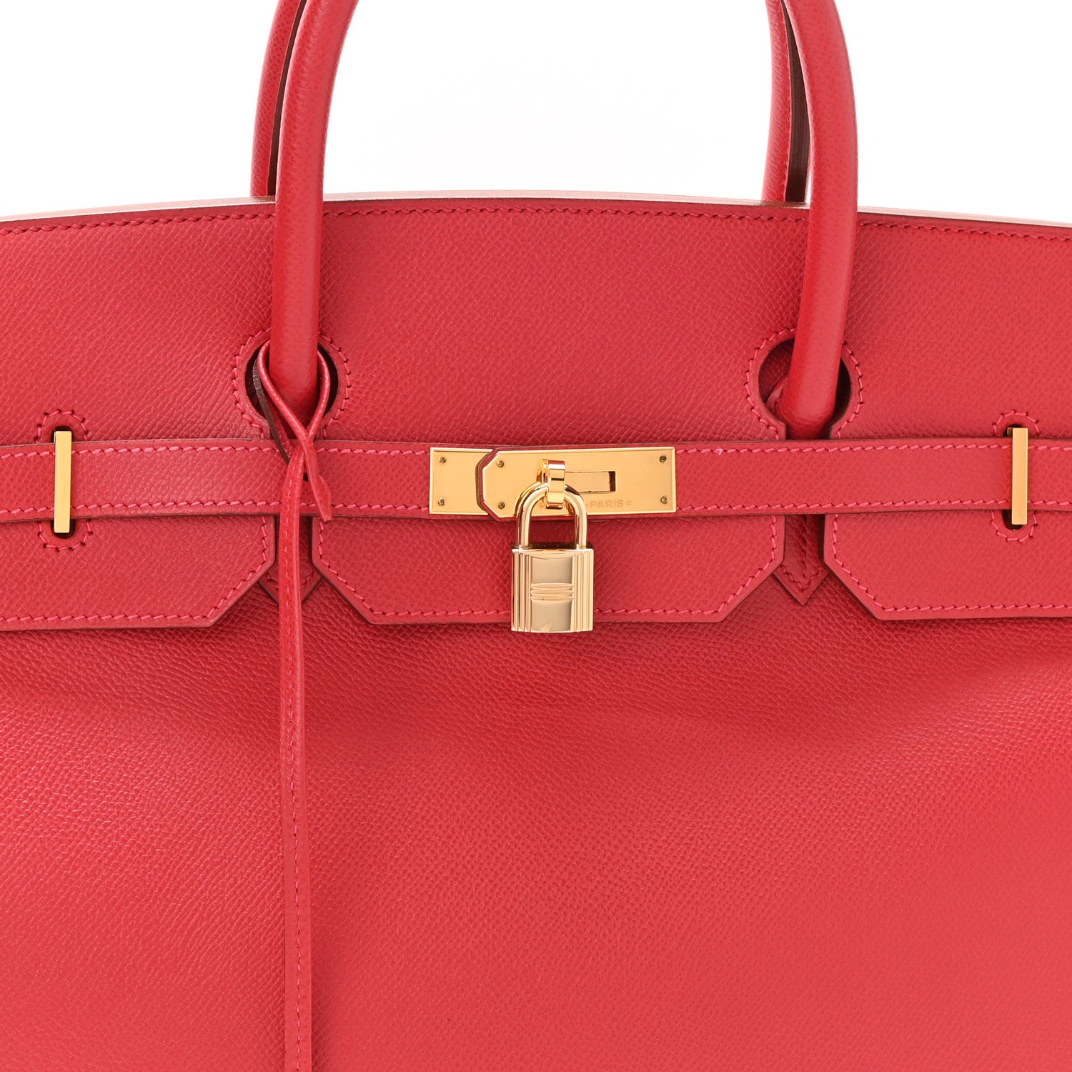 Hermes Epsom Birkin 40 Rouge Vif 7 of 9
