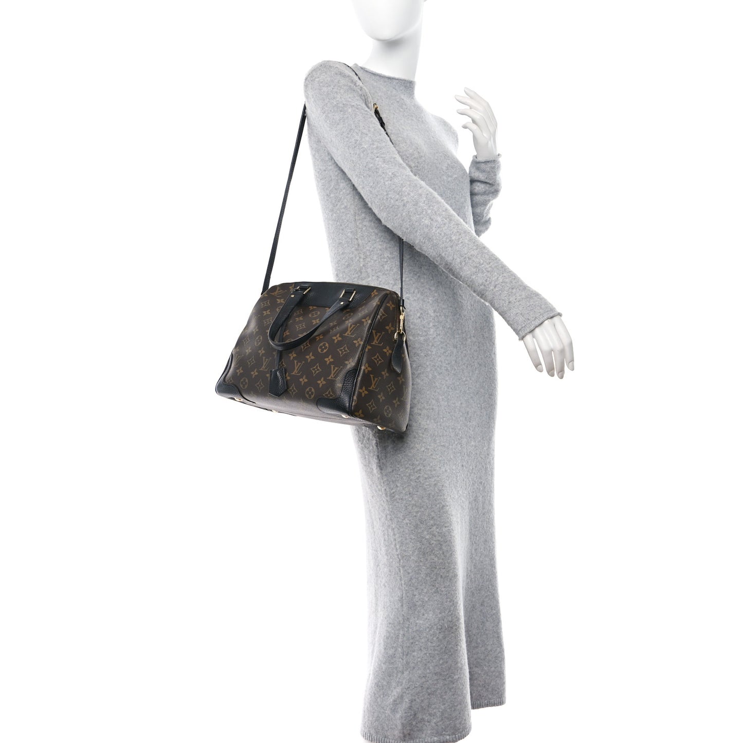 LOUIS VUITTON Monogram Retiro NM Black