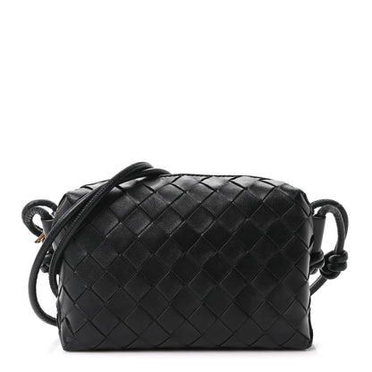 Bottega Veneta Nappa Intrecciato Mini Loop Camera Bag Black 1 of 9