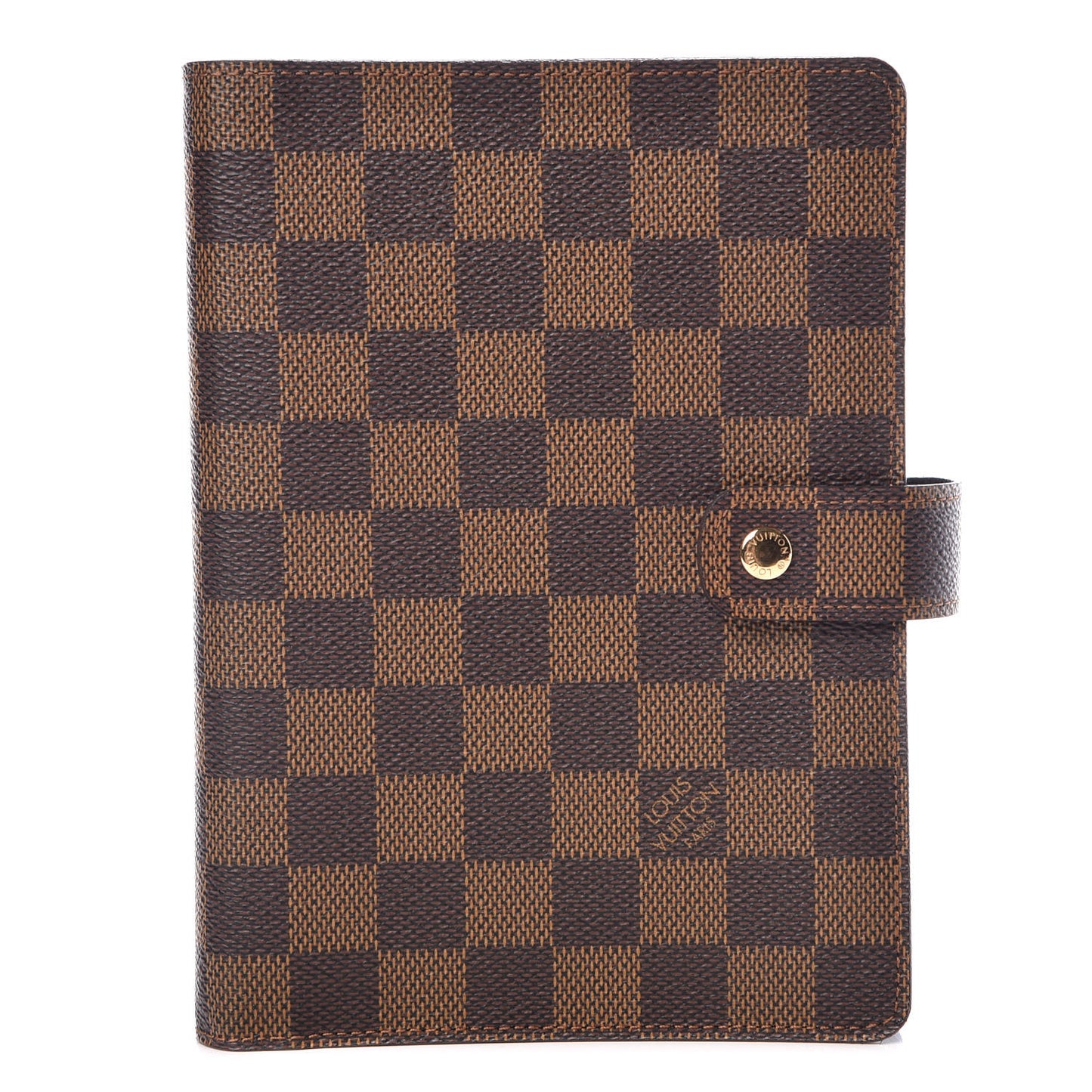 Damier Ebene Medium Ring Agenda Cover