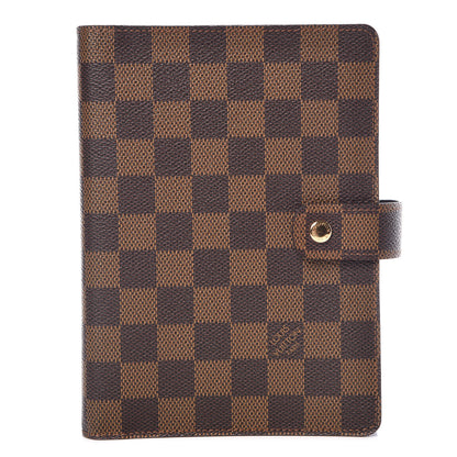 Louis Vuitton Damier Ebene Medium Ring Agenda Cover 1 of 7