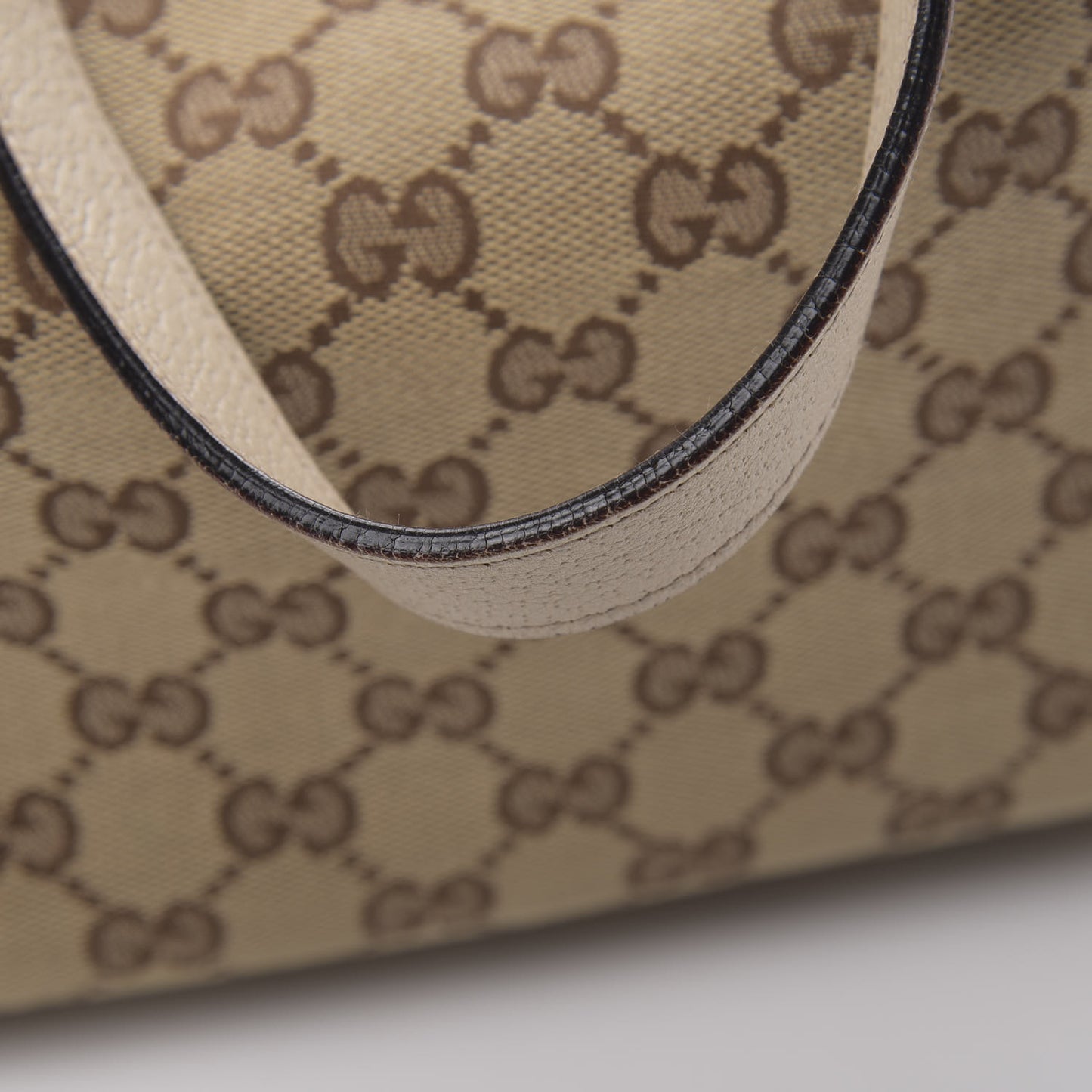 Monogram Large Abbey Tote Off White
